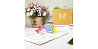   Greeting Card - BUTTERFLY - POP UP 3D